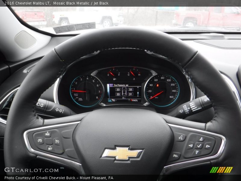 Mosaic Black Metallic / Jet Black 2016 Chevrolet Malibu LT