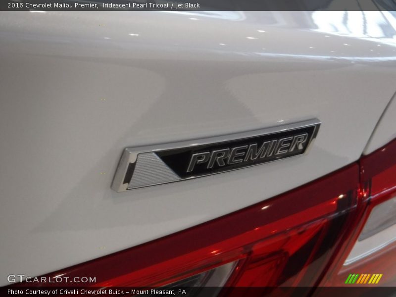 Iridescent Pearl Tricoat / Jet Black 2016 Chevrolet Malibu Premier