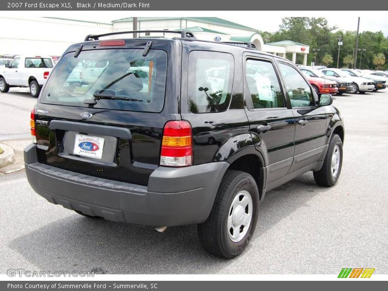 Black / Medium/Dark Flint 2007 Ford Escape XLS