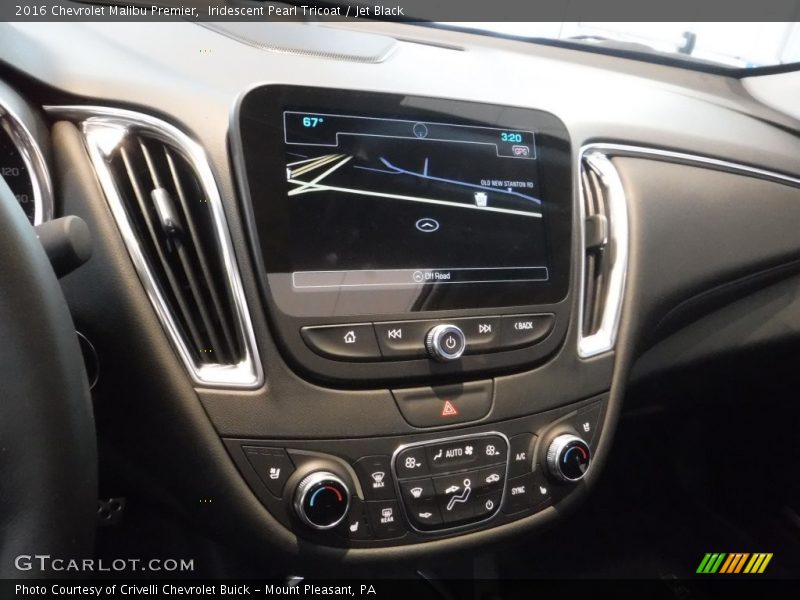 Iridescent Pearl Tricoat / Jet Black 2016 Chevrolet Malibu Premier