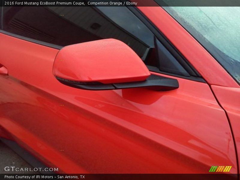 Competition Orange / Ebony 2016 Ford Mustang EcoBoost Premium Coupe
