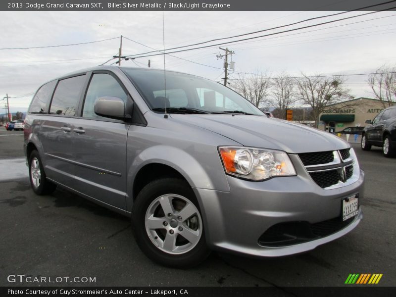 Billet Silver Metallic / Black/Light Graystone 2013 Dodge Grand Caravan SXT