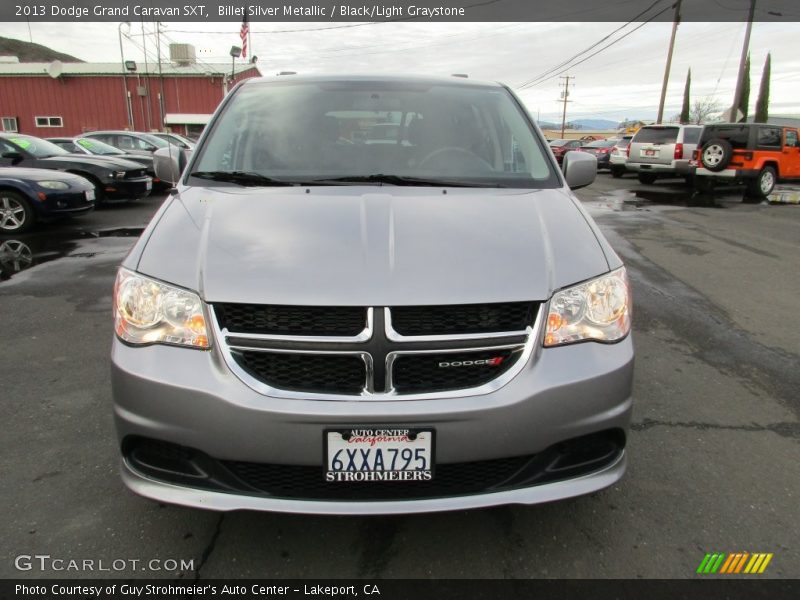 Billet Silver Metallic / Black/Light Graystone 2013 Dodge Grand Caravan SXT