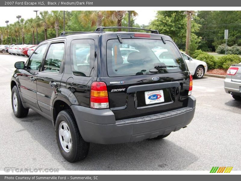 Black / Medium/Dark Flint 2007 Ford Escape XLS