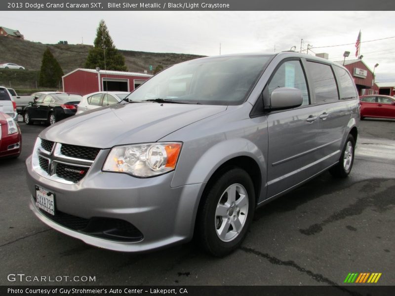 Billet Silver Metallic / Black/Light Graystone 2013 Dodge Grand Caravan SXT