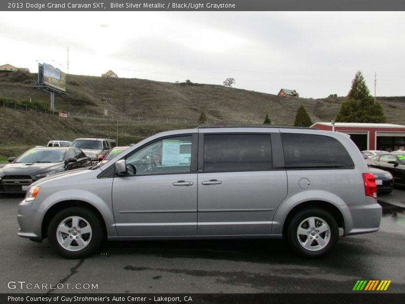 Billet Silver Metallic / Black/Light Graystone 2013 Dodge Grand Caravan SXT