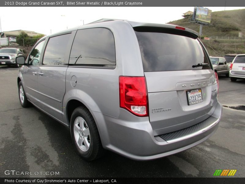 Billet Silver Metallic / Black/Light Graystone 2013 Dodge Grand Caravan SXT