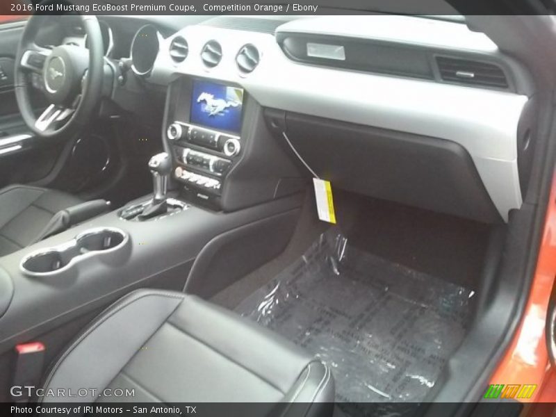 Competition Orange / Ebony 2016 Ford Mustang EcoBoost Premium Coupe