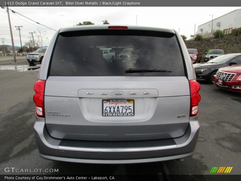 Billet Silver Metallic / Black/Light Graystone 2013 Dodge Grand Caravan SXT