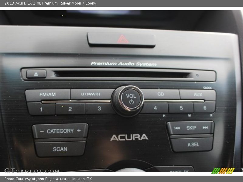 Silver Moon / Ebony 2013 Acura ILX 2.0L Premium