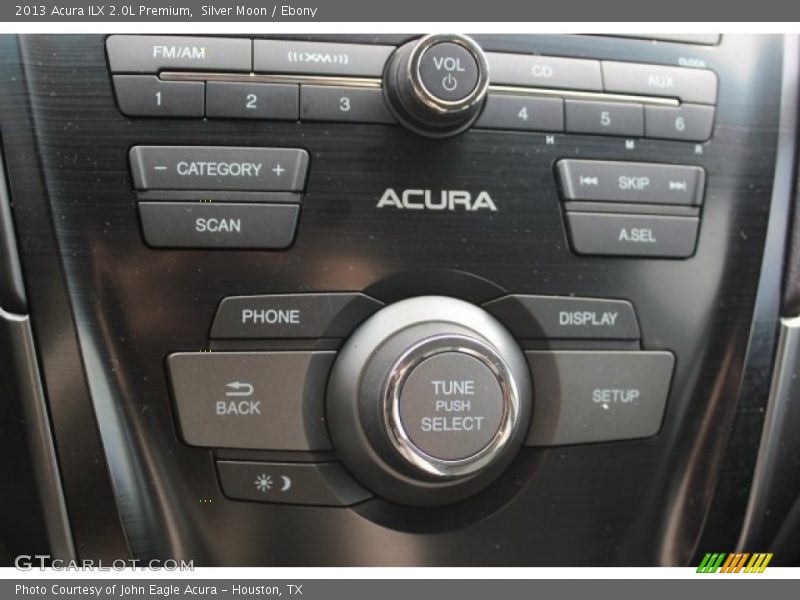 Silver Moon / Ebony 2013 Acura ILX 2.0L Premium