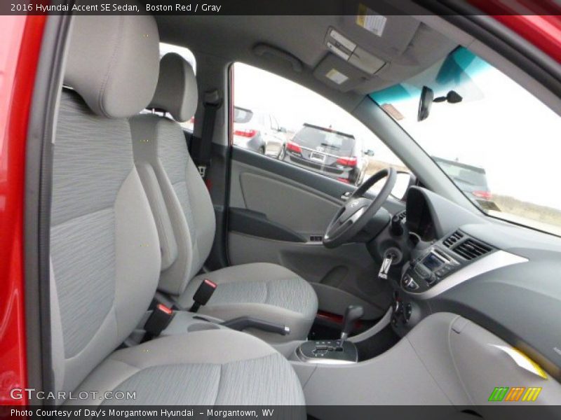 Boston Red / Gray 2016 Hyundai Accent SE Sedan
