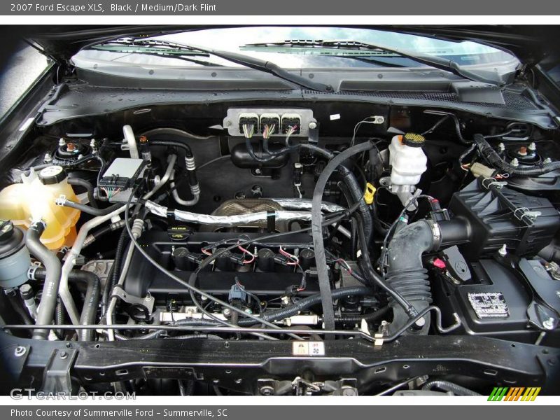 Black / Medium/Dark Flint 2007 Ford Escape XLS