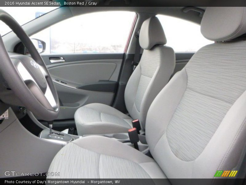 Boston Red / Gray 2016 Hyundai Accent SE Sedan