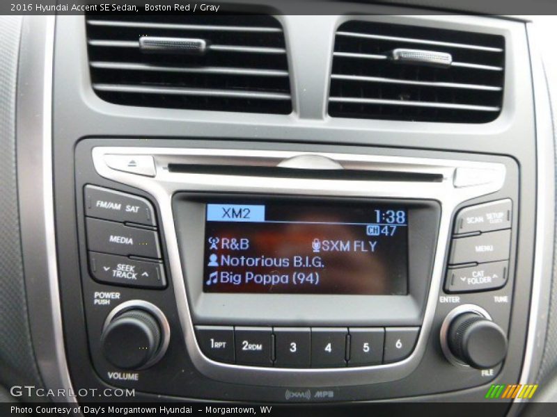 Boston Red / Gray 2016 Hyundai Accent SE Sedan