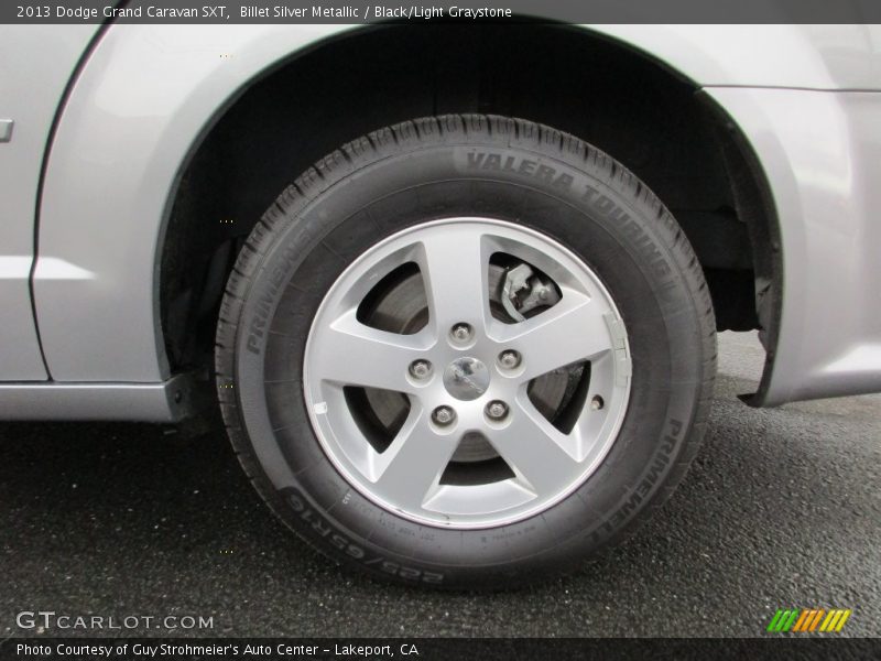 Billet Silver Metallic / Black/Light Graystone 2013 Dodge Grand Caravan SXT