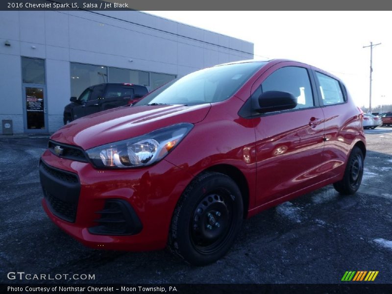 Salsa / Jet Black 2016 Chevrolet Spark LS