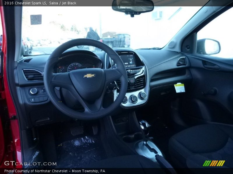 Salsa / Jet Black 2016 Chevrolet Spark LS