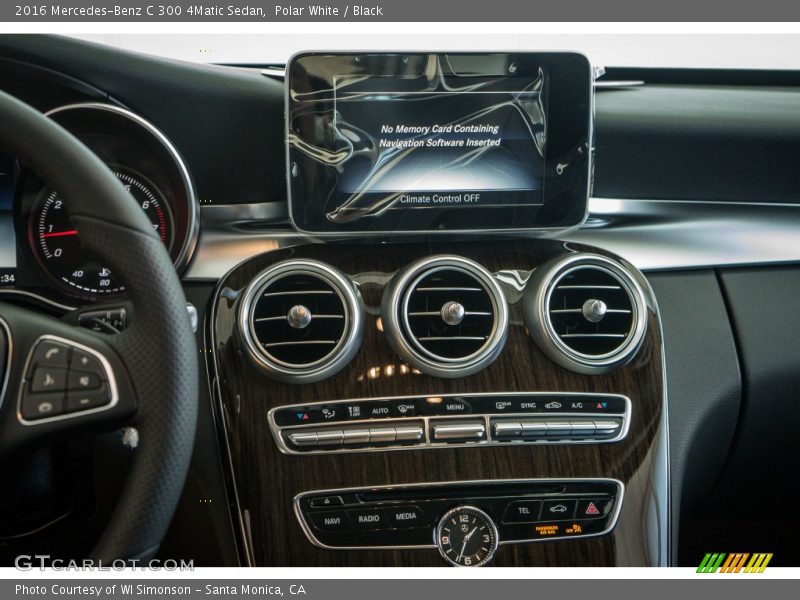 Polar White / Black 2016 Mercedes-Benz C 300 4Matic Sedan