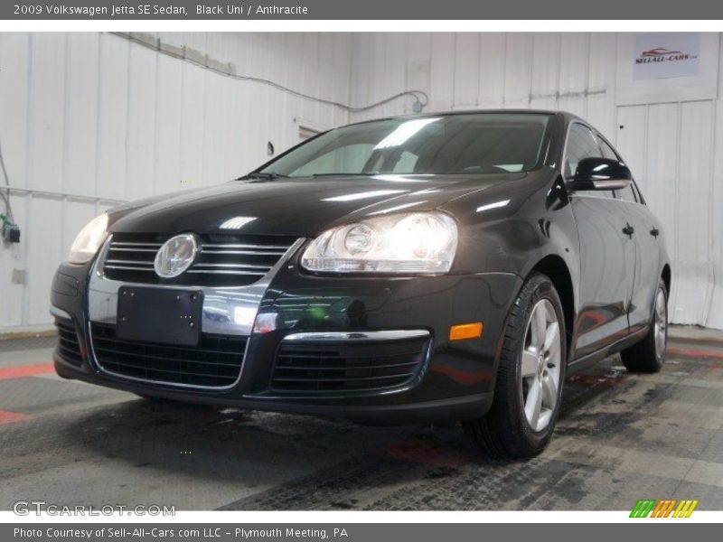 Black Uni / Anthracite 2009 Volkswagen Jetta SE Sedan