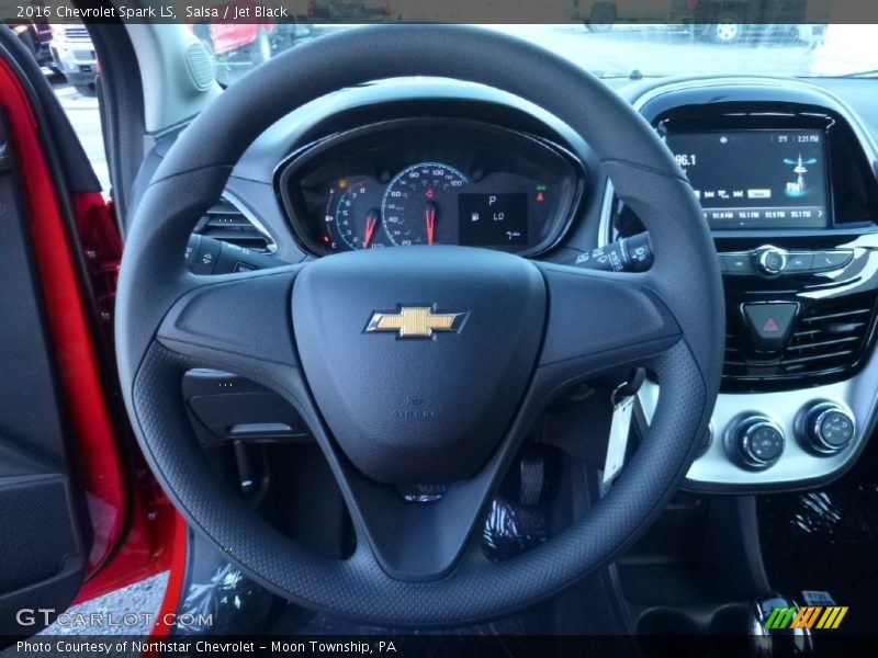 Salsa / Jet Black 2016 Chevrolet Spark LS