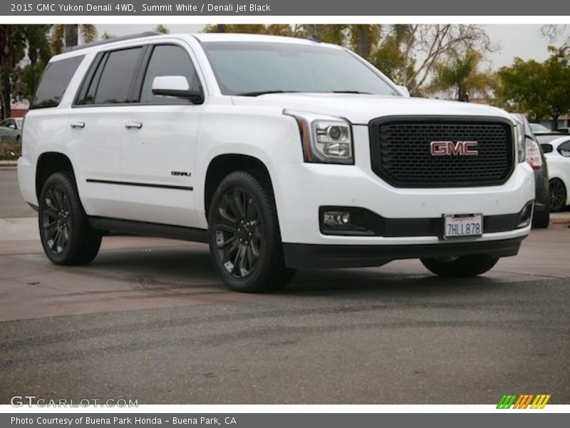 Summit White / Denali Jet Black 2015 GMC Yukon Denali 4WD