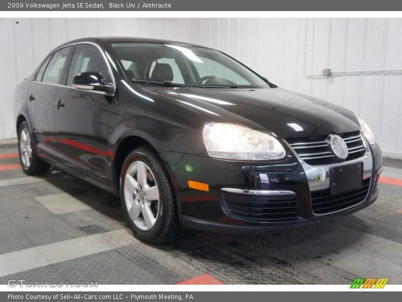 Black Uni / Anthracite 2009 Volkswagen Jetta SE Sedan