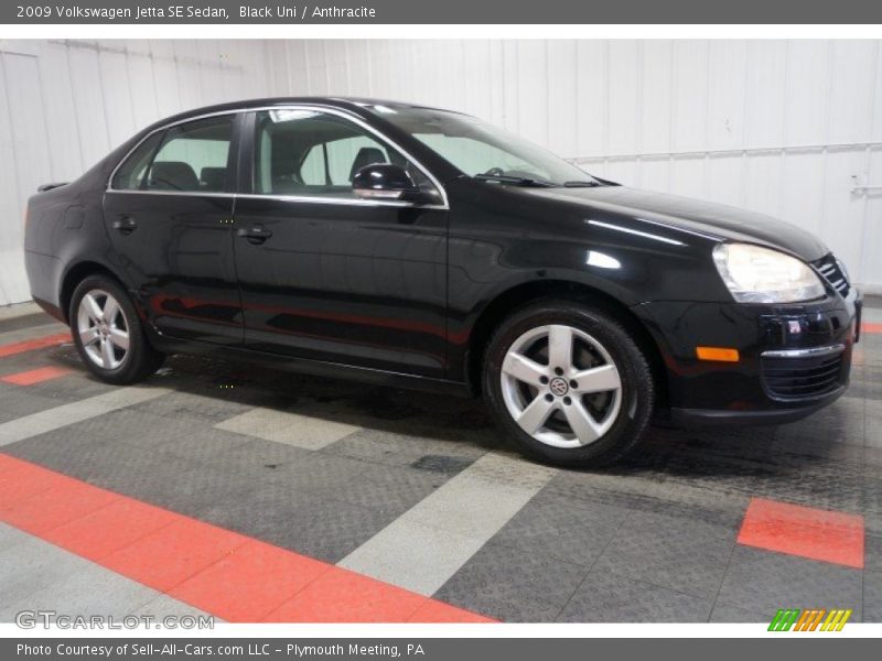 Black Uni / Anthracite 2009 Volkswagen Jetta SE Sedan