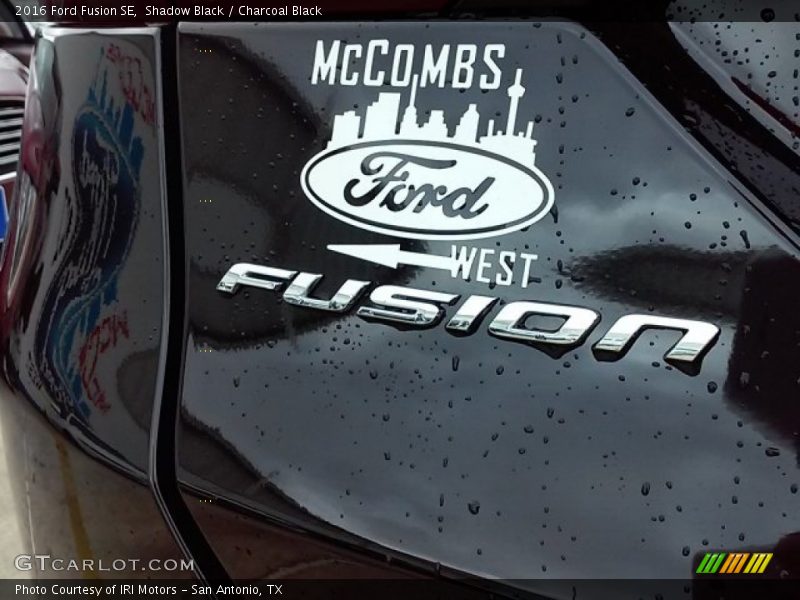 Shadow Black / Charcoal Black 2016 Ford Fusion SE