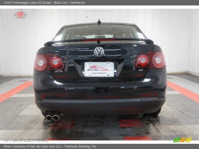 Black Uni / Anthracite 2009 Volkswagen Jetta SE Sedan