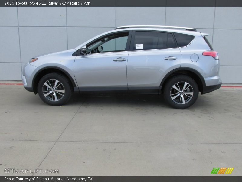 Silver Sky Metallic / Ash 2016 Toyota RAV4 XLE