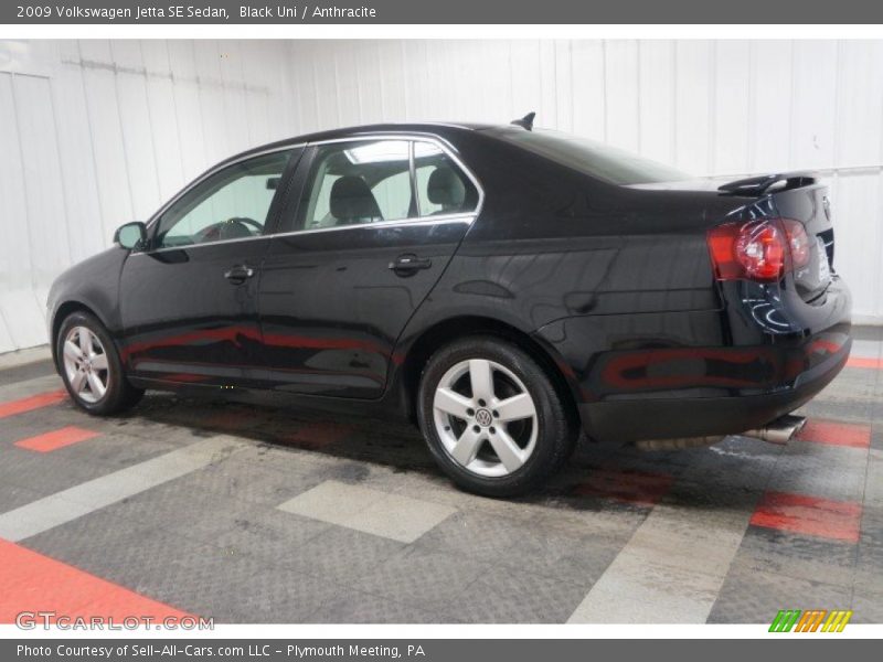 Black Uni / Anthracite 2009 Volkswagen Jetta SE Sedan