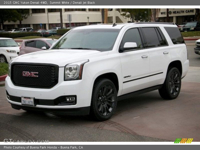 Summit White / Denali Jet Black 2015 GMC Yukon Denali 4WD