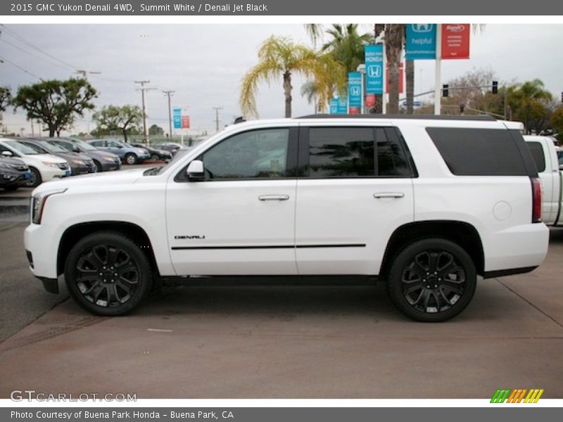 Summit White / Denali Jet Black 2015 GMC Yukon Denali 4WD