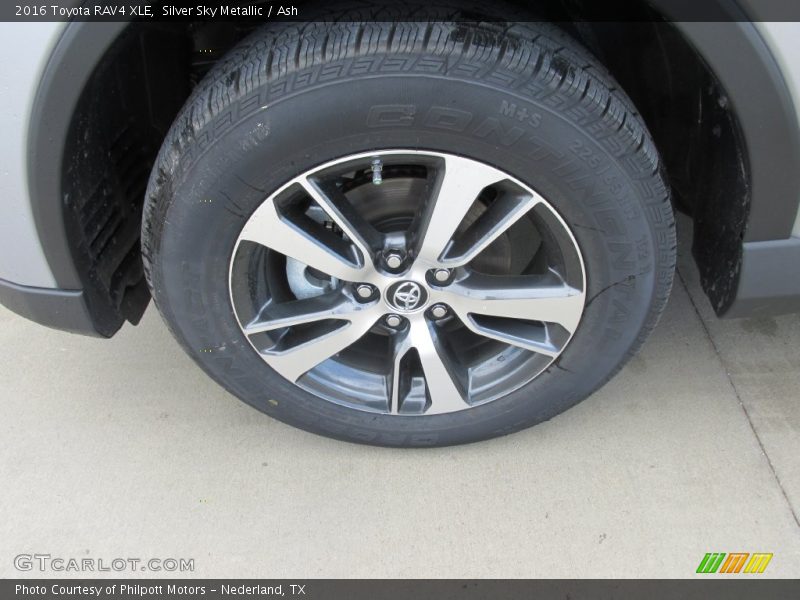 Silver Sky Metallic / Ash 2016 Toyota RAV4 XLE