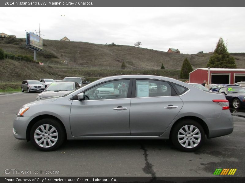 Magnetic Gray / Charcoal 2014 Nissan Sentra SV