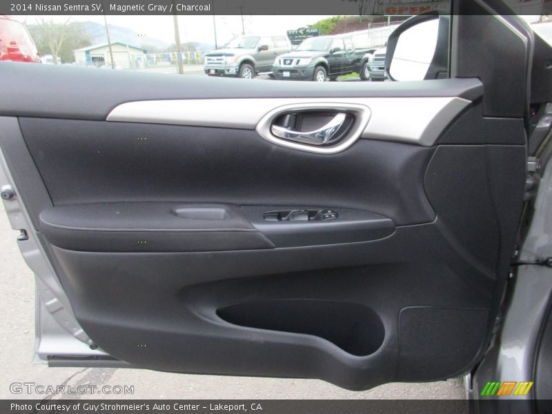 Magnetic Gray / Charcoal 2014 Nissan Sentra SV