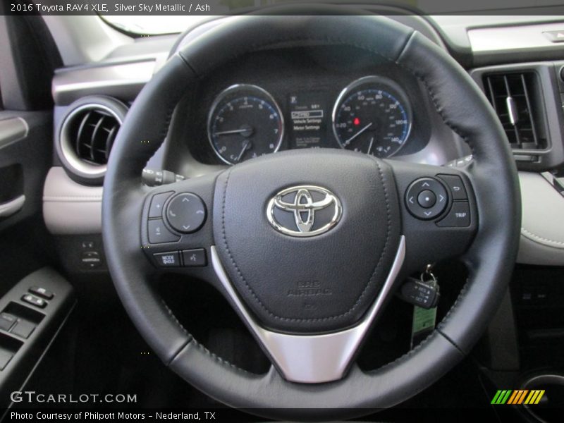 Silver Sky Metallic / Ash 2016 Toyota RAV4 XLE