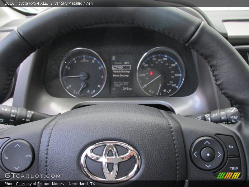 Silver Sky Metallic / Ash 2016 Toyota RAV4 XLE