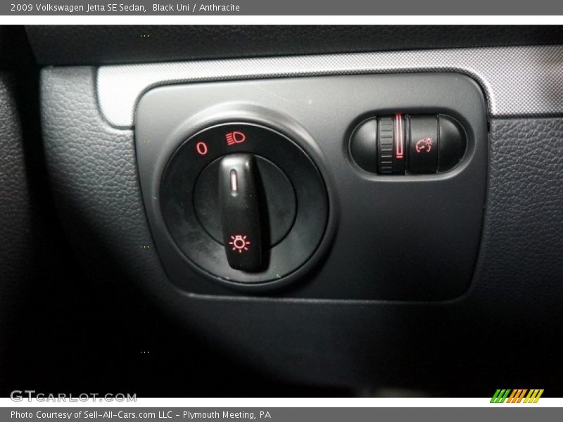 Black Uni / Anthracite 2009 Volkswagen Jetta SE Sedan