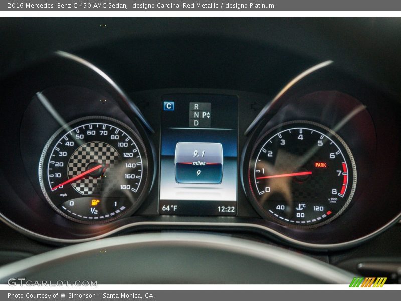  2016 C 450 AMG Sedan 450 AMG Sedan Gauges