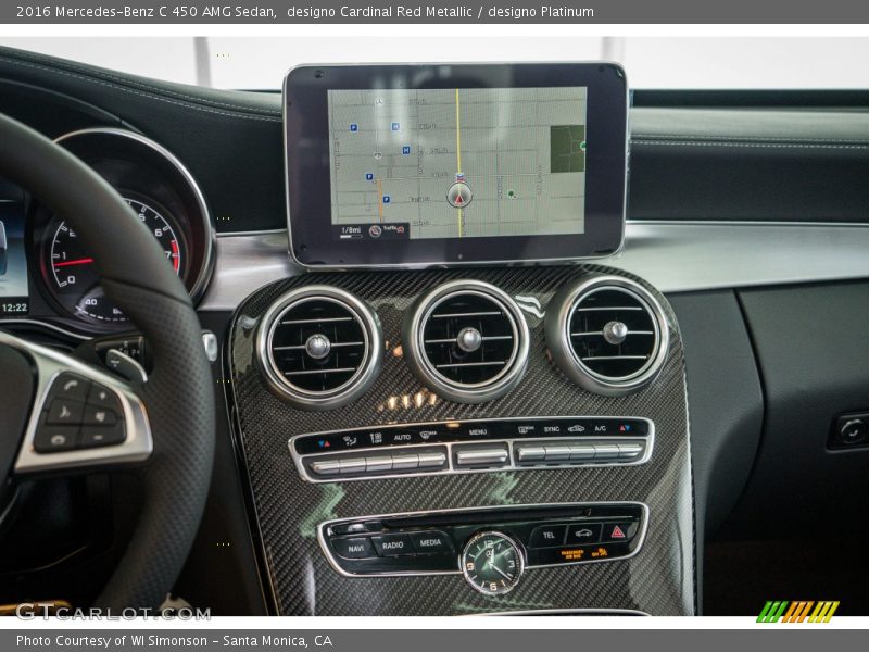 Navigation of 2016 C 450 AMG Sedan