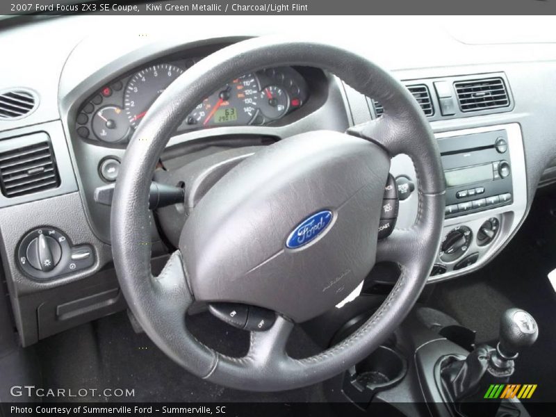 Kiwi Green Metallic / Charcoal/Light Flint 2007 Ford Focus ZX3 SE Coupe