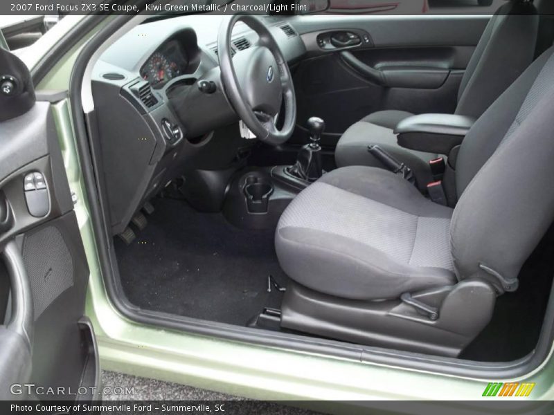 Kiwi Green Metallic / Charcoal/Light Flint 2007 Ford Focus ZX3 SE Coupe