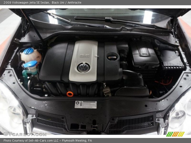 Black Uni / Anthracite 2009 Volkswagen Jetta SE Sedan