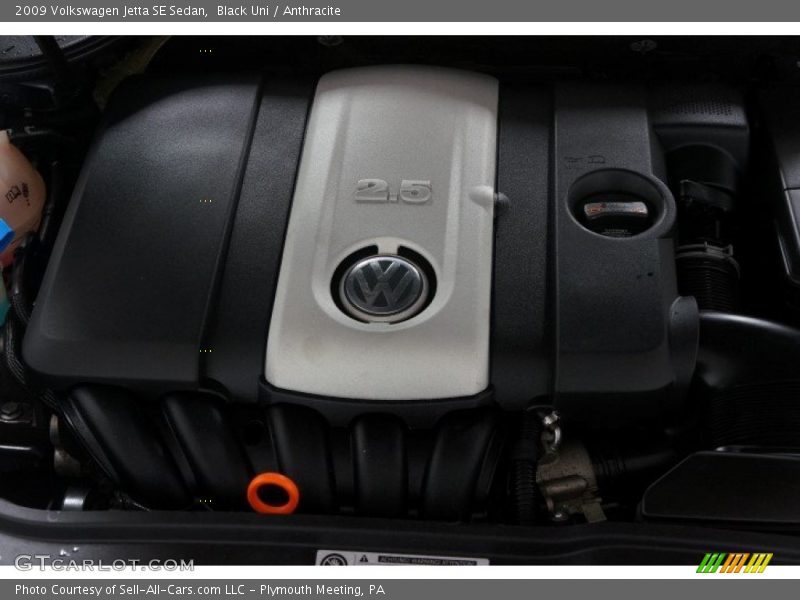 Black Uni / Anthracite 2009 Volkswagen Jetta SE Sedan