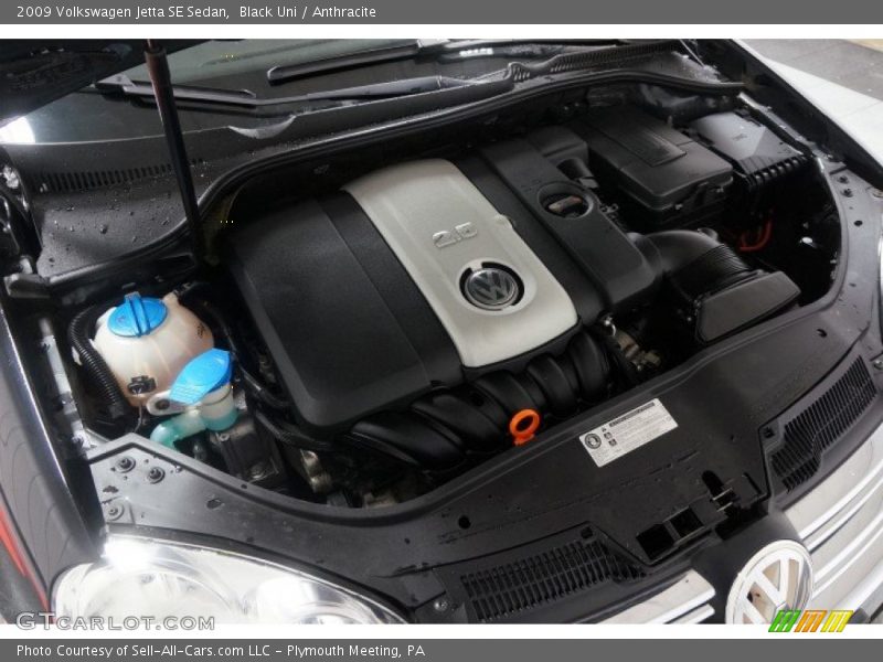 Black Uni / Anthracite 2009 Volkswagen Jetta SE Sedan