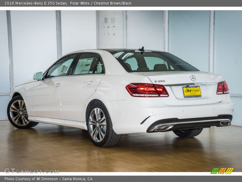 Polar White / Chestnut Brown/Black 2016 Mercedes-Benz E 350 Sedan