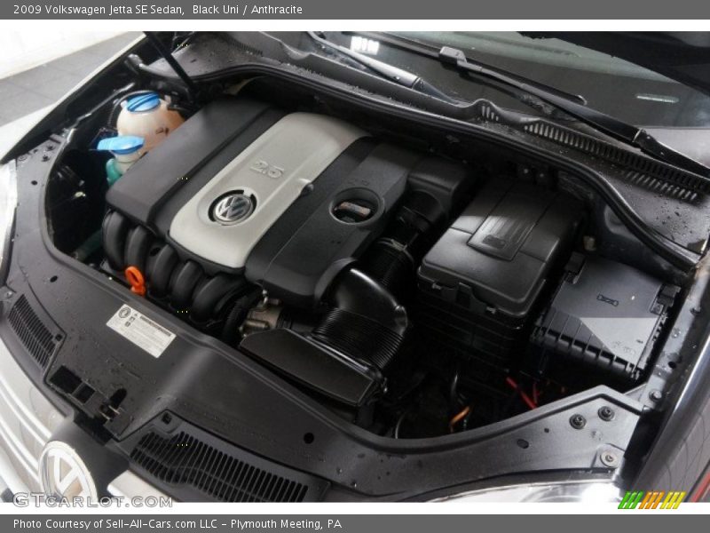 Black Uni / Anthracite 2009 Volkswagen Jetta SE Sedan