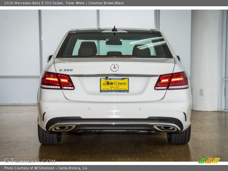 Polar White / Chestnut Brown/Black 2016 Mercedes-Benz E 350 Sedan